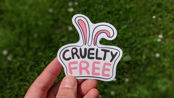 Cruelty Free Sticker Vegan Sticker Animal Testing Stickers - Etsy Australia Cruelty Free Sticker Vegan Sticker Animal Testing Stickers - Etsy Australia