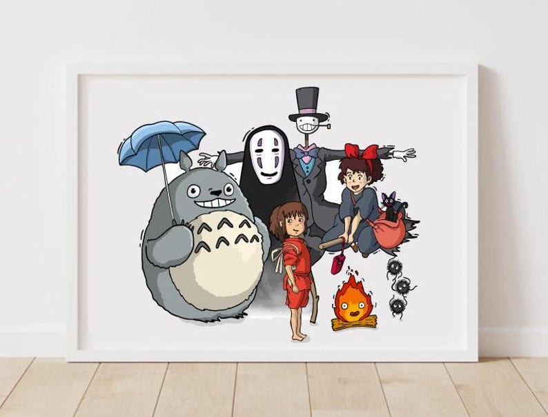ghibli print