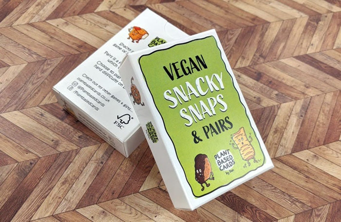Vegan Card Game Vegan Gifts Vegan Gift Ideas Vegan Gifts Etsy