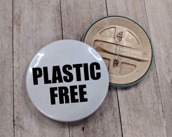 Eco Business Badges | Custom Printed Badge | Add Own Brand Logo | Plastic Free Eco Friendly | Recyclable Sustainable Biodegradable | 56mm