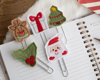 Planner Clips Stickdatei Weihnachten