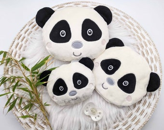 Stickdatei Panda Kissen in 3 Größen 13x18, 16x26 und 18x30 cm