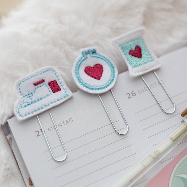 Planner Clips Fichier de broderie « Stick Motifs »