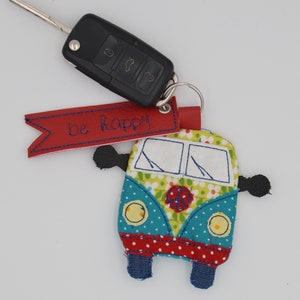 Embroidery file keychain Lucky Bus for 10 x 10 cm embroidery frame Download instructions in German image 6