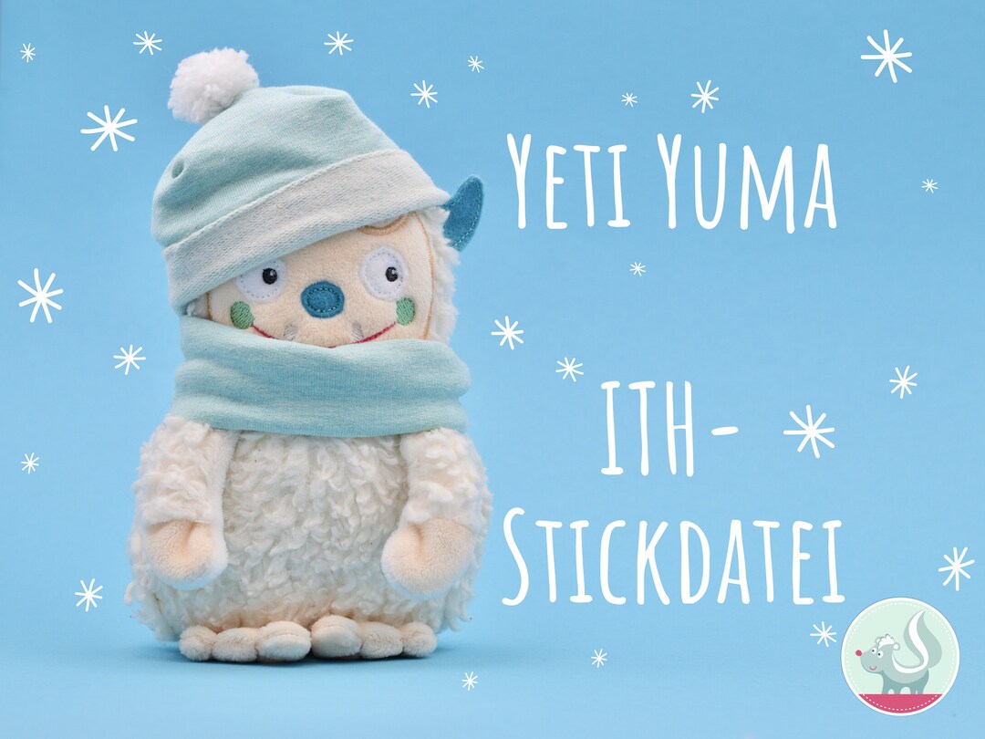 Yeti Yuma ITH Embroidery File for the 13 X 18 Cm Embroidery Frame