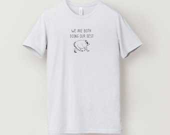 Cotton Unisex Tee: "Jimothy Doing Our" Graphic Print