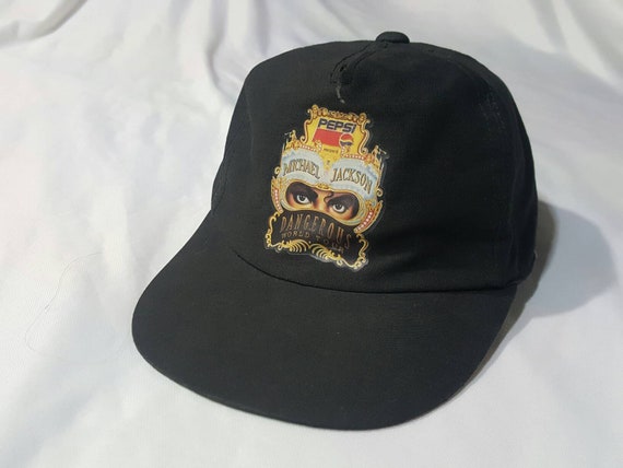 DEADSTOCK 90s]MICHAEL JACKSON DANGEROUS WORLD TOUR CAP | TECH