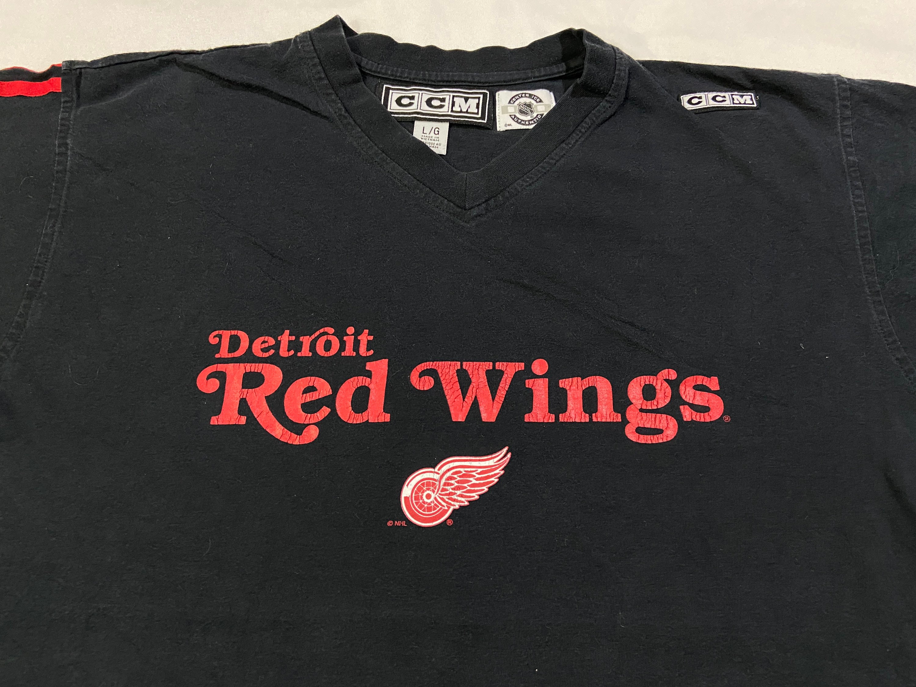 Vintage Detroit Red Wings TShirt Etsy