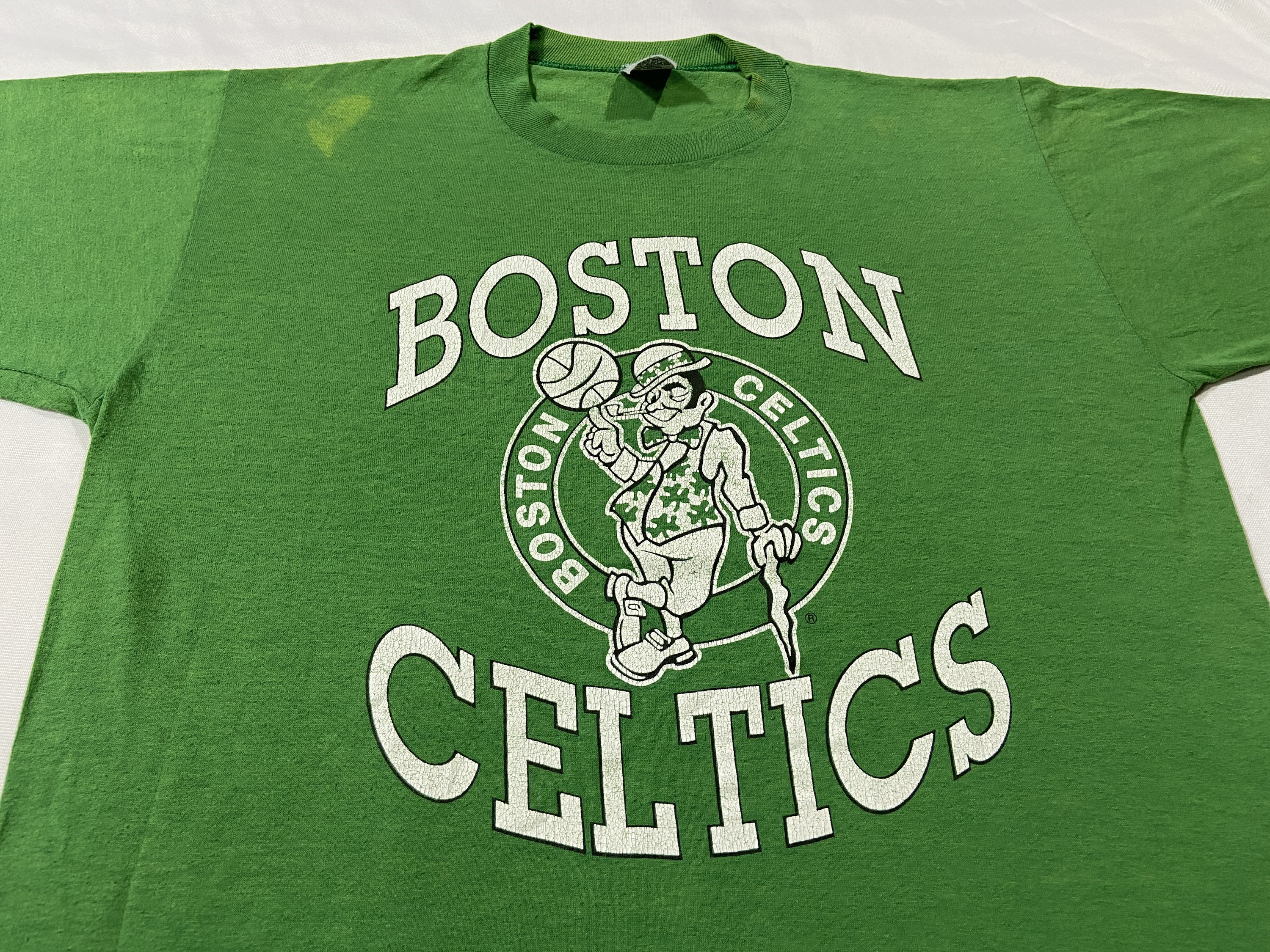 Vintage Boston Celtics 90s Big logo TShirt Etsy