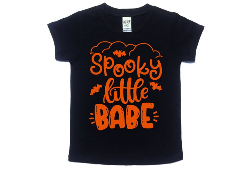 Baby Toddler Halloween Shirt Spooky Little Babe Funny Kids Etsy