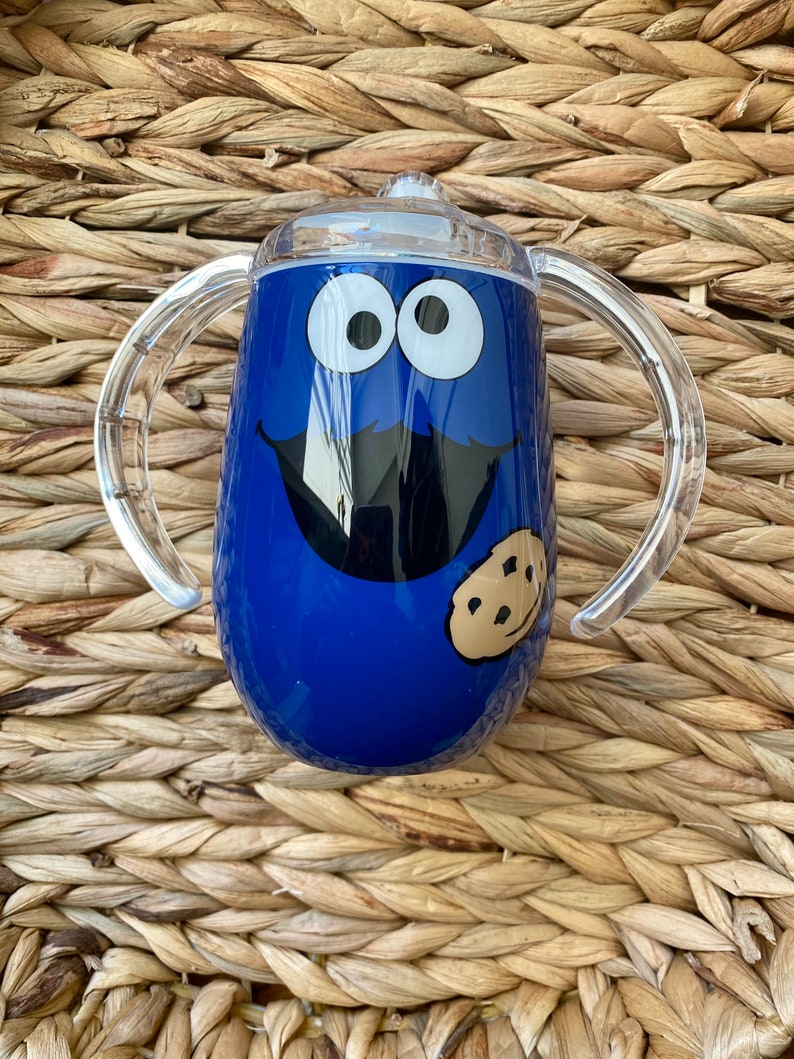 Personalized Kids Sippy Trainer Cup With Handles