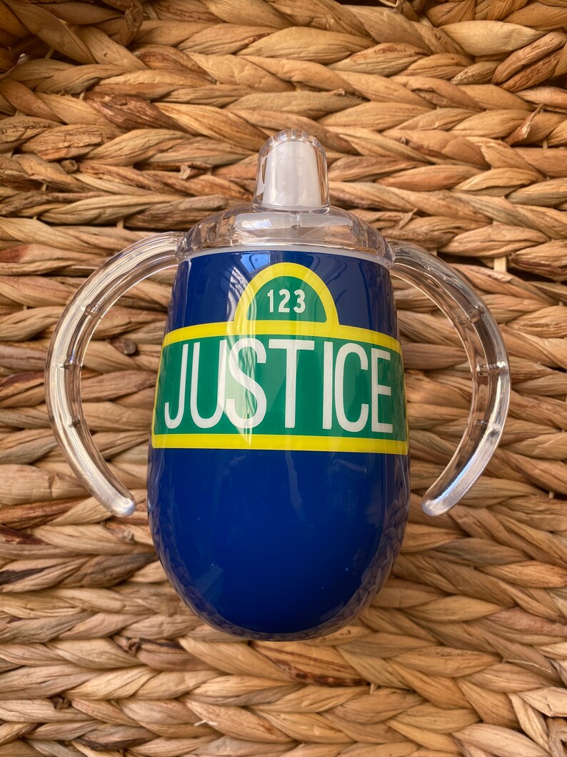 Personalized Kids Sippy Trainer Cup With Handles