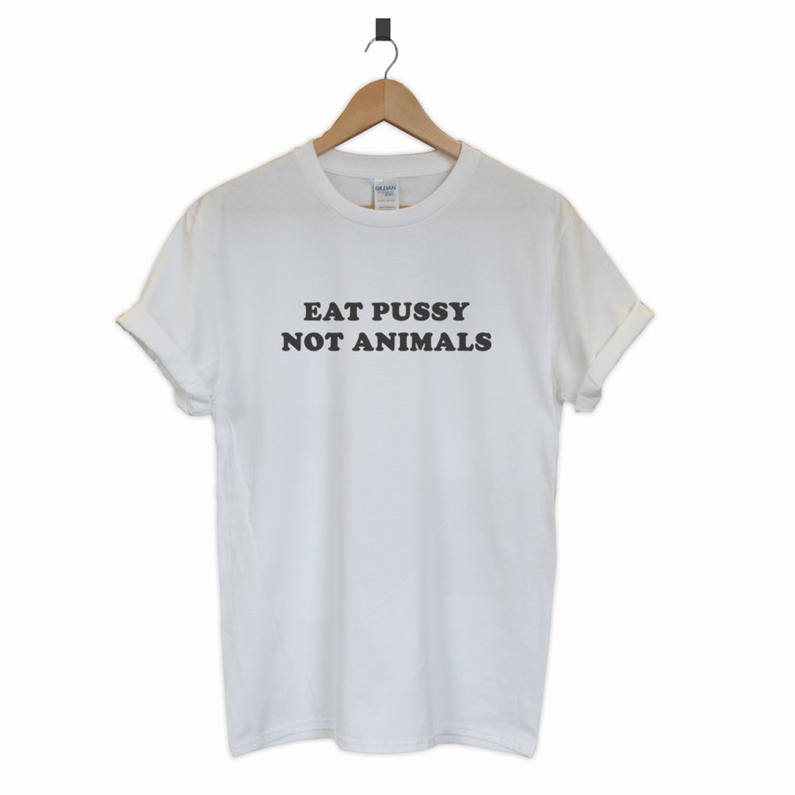 Eat Pussy Not Animals shirt Vegan T-shirt tumblr tee unisex image 0.