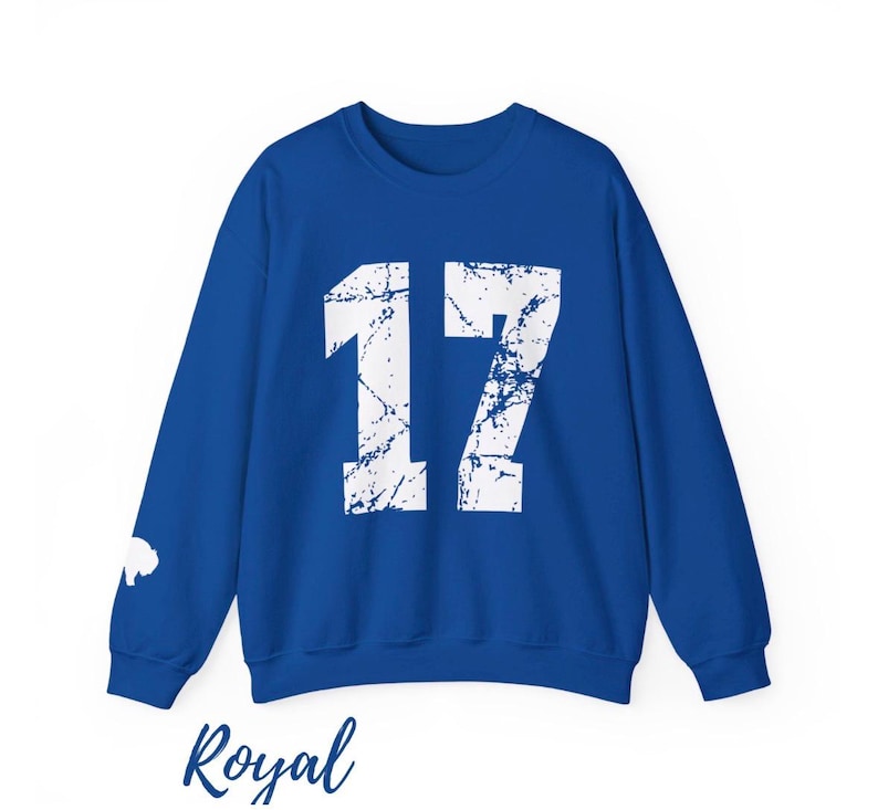 Buffalo Football Josh Sweatshirt, Gift for Buffalo Fan, Lets Go Buffalo shirt, Josh MVP Buffalo Crewneck Shirt Royal