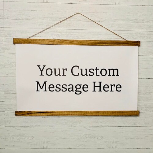 Customized Sign Wall Quote Customized Gift Hanging Sign Etsy
