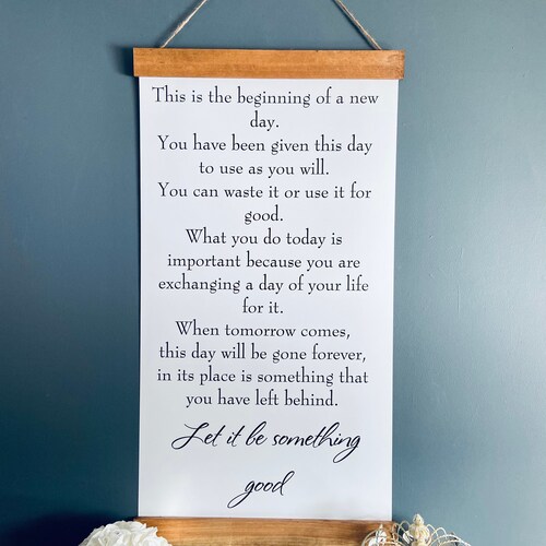 Laura Ingalls Wilder Hanging Quote Wall Art Home Decor Etsy