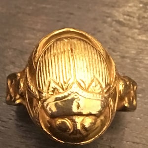 Scarab Egyptian High Priest's "Luck" Ring