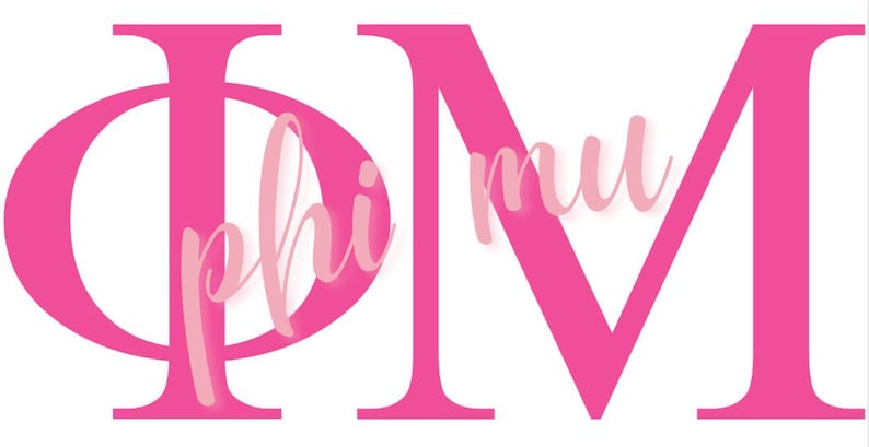 Phi Mu Clip Art - Etsy