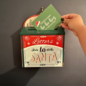 この家にはホーホーホーがいるクリスマスポストカード - 面白いホリデーカード - グリーティングカード