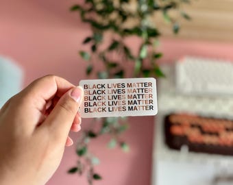 Black Lives Matter Sticker - BLM Sticker - BLM Laptop Decal