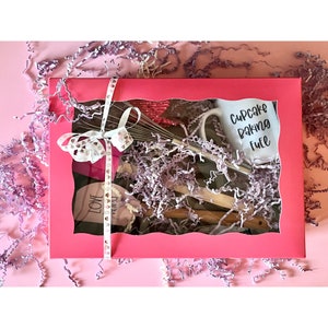 Boîte cadeau pour pâtisserie, Accessoires pour cupcakes, Boîte cadeau pour boulanger, Boîte cadeau pour cupcakes, Cadeaux pour boulangers, Mug pour cupcakes