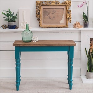 Library Console Table - Hall Table - Boot room table  - Mudroom Table - Farmhouse Console Table - Painted Console Table - Made in the UK