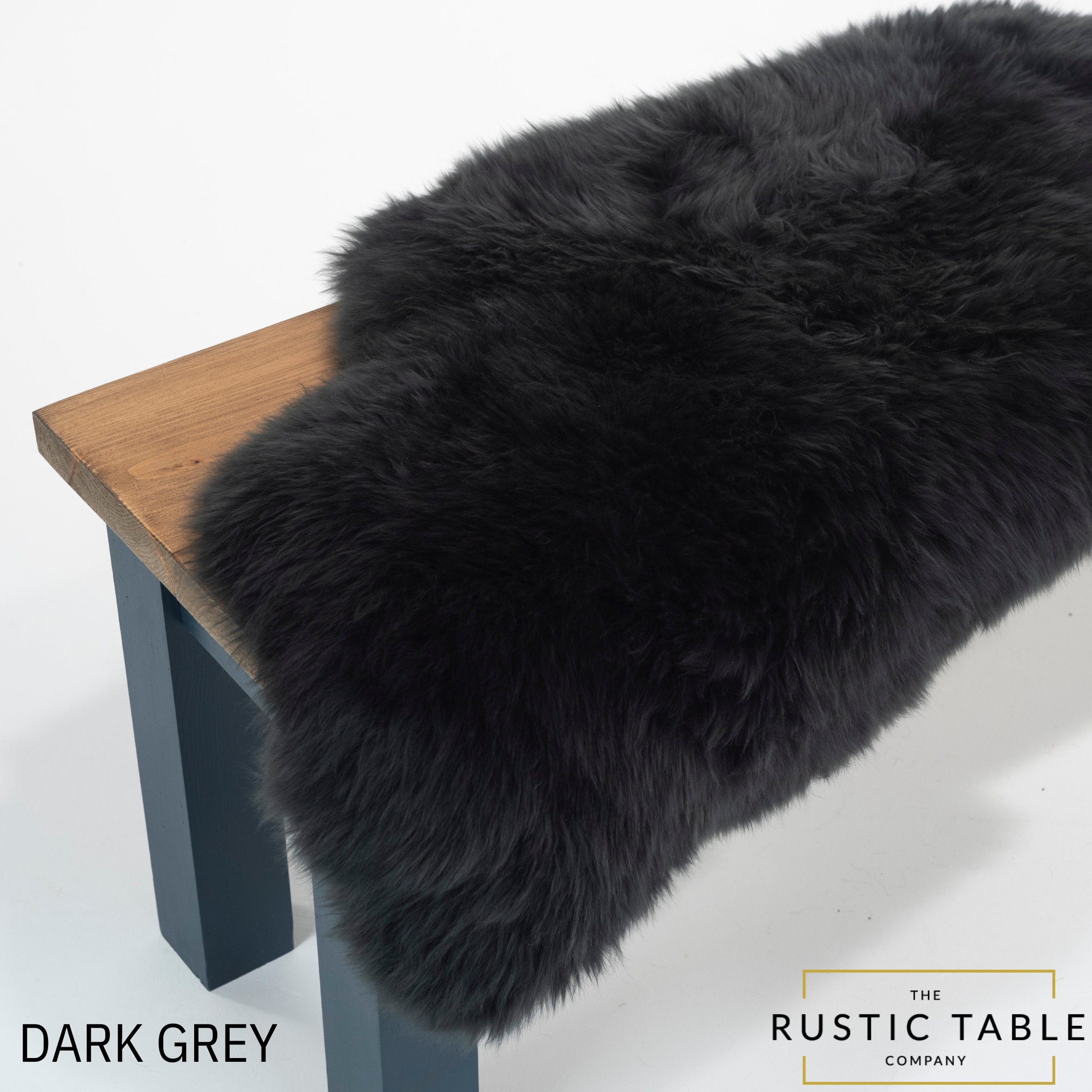 Genuine Sheepskin Rug - Large 60cm x 95cm - 55mm Long Wool