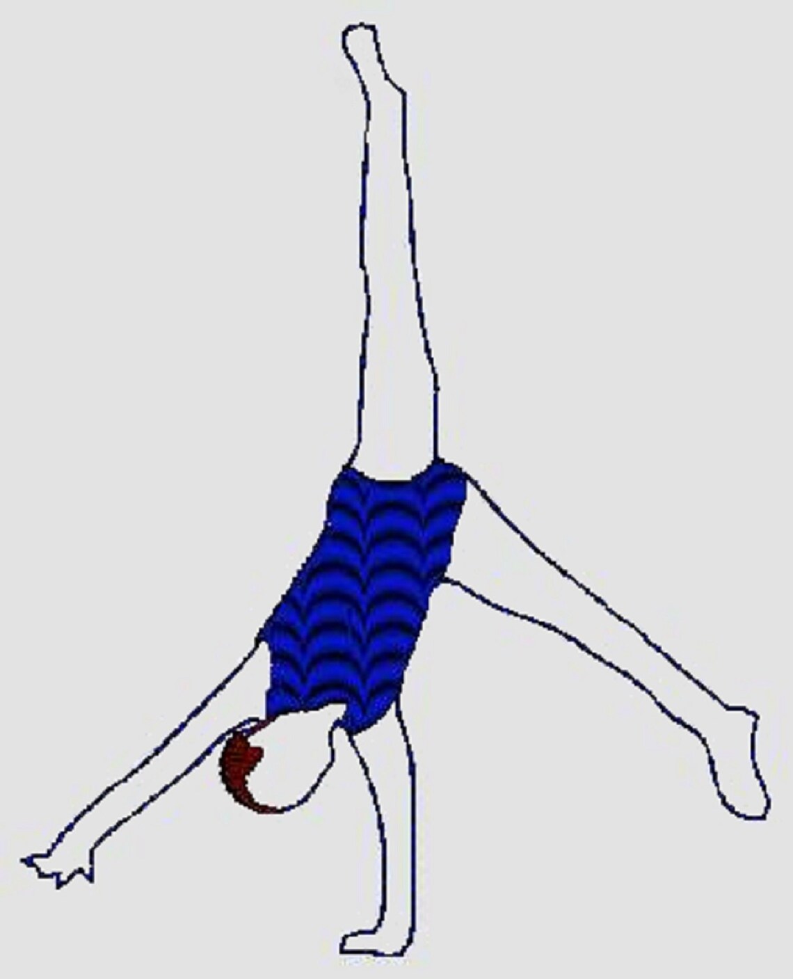 Gymnastics Cartwheel Machine Embroidery Design Etsy