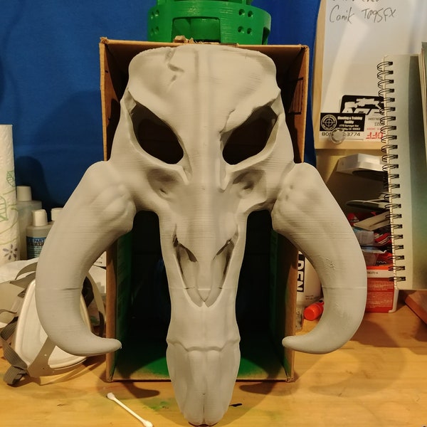Mandalorian Skull 3d printed