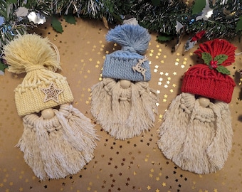 Enfeites Macramê Gonk