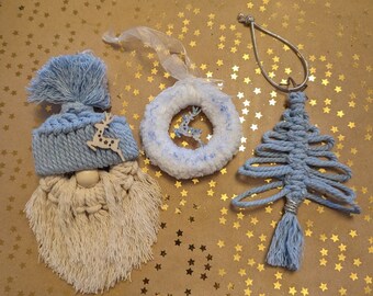 Macrame Christmas Decorations