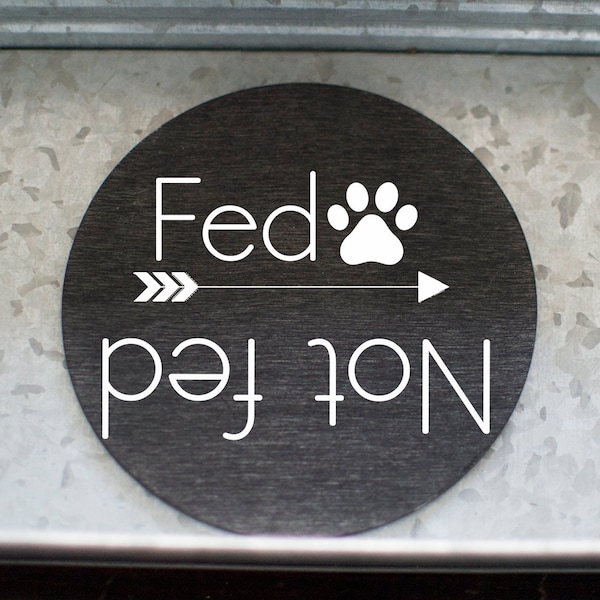 Pet Magnet; Fed/Not fed Magnet: Food Magnet