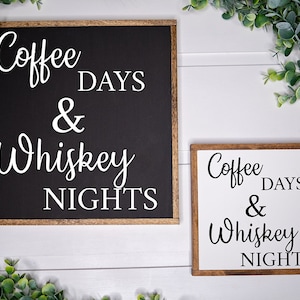Koffiedagen en whisky-avonden | Barbord voor koffiedagen en whisky-avonden | Houten koffiebord | Koffiebord | Whiskybord | Koffiedecor
