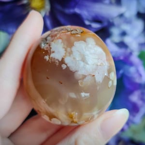 Gorgeous High Quality Flower Agate Pebble from Madagascar