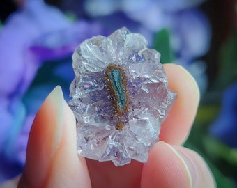 Stunning Amethyst Stalactite Slice from Uruguay