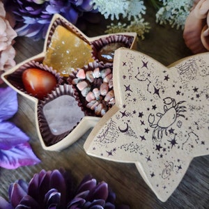 Adorable Hand-Designed Cancer Zodiac Crystal Gift Box * High Quality Starter Set for Beginners