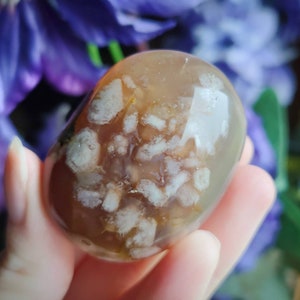 Gorgeous High Quality Flower Agate Pebble from Madagascar