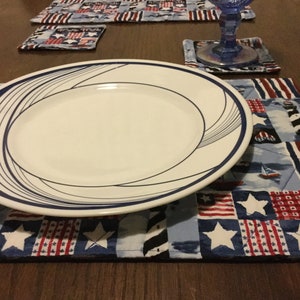 Patriotic Placemat/Mug Rug Set