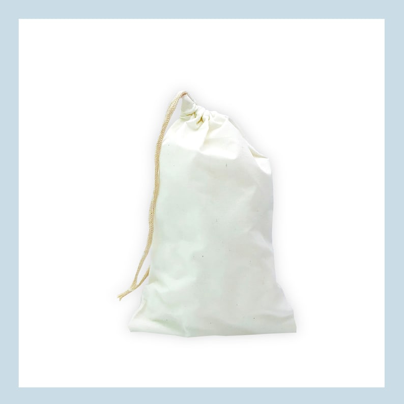 Biodegradable and Reusable Premium Quality Muslin Drawstring Bags SAMPLE Perfect for Packaging 8 X 10 Cotton
