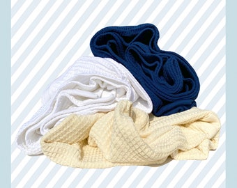 Soft Cotton Thermal Waffle Weave Throw Blanket, King Size (108x90 Inches), Warm Blanket Perfect For All Seasons Bed Layering (Choose Color)