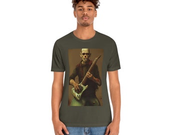 Unisex Jersey Short Sleeve Tee - Zombie Guitar