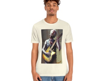 Unisex Jersey Short Sleeve Tee - Zombie Guitar