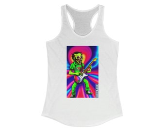Women's Ideal Racerback Tank - Zombie Guitar