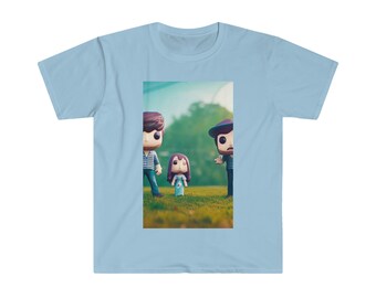 Unisex Softstyle T-Shirt - Doll Stare Print