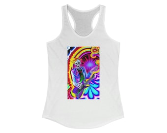 Women's Ideal Racerback Tank - Zombie Guitar