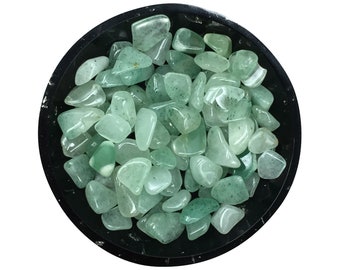 Mini chips de cristal de aventurina - Tamaño 2 / Chips de aventurina / Chips de piedras preciosas / Suministros de orgonita / Vendedor de EE. UU. - Envíos desde EE. UU.