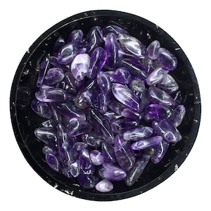 Premium Amethyst Mini Crystal Chips - Size 2 | Amethyst Chips | Gemstone Chips | Orgonite Supplies | US Seller - Ships from the US