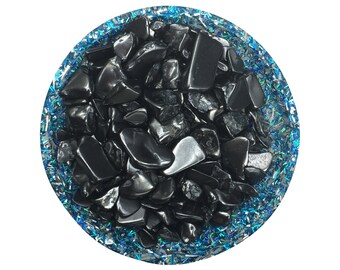 Shungite Mini Crystal Chips - Size 2 | Shungite Chips | Gemstone Chips | Orgonite Supplies | US Seller - Ships from the US