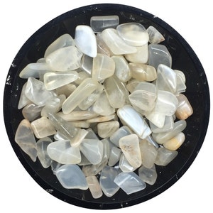 Moonstone Mini Crystal Chips - Size 2 | Moonstone Chips | Gemstone Chips | Orgonite Supplies | US Seller - Ships from the US