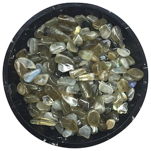 Labradorite Tiny Crystal Chips - Size S1 | Labradorite Chips | Gemstone Chips | Orgonite Supplies | US Seller - Ships from the US